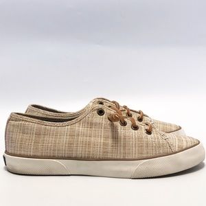 SPERRY Top Siders Tan Pier View Core Sneakers W6.5